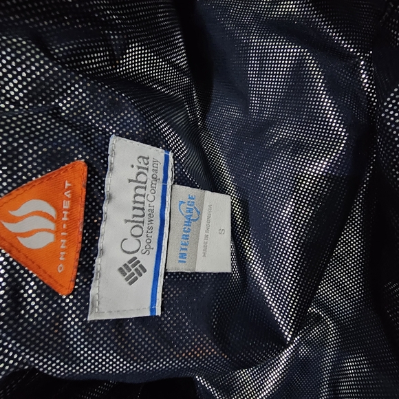 Columbia omniheat Size SWinter jacket removable hood and jacket Royal Blue - Picture 4 of 9